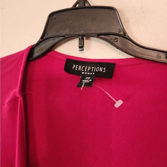 Perceptions new york Cardigan red size womens 2x - Picture 2 of 5